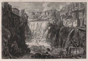 Veduta della Cascata di Tivoli