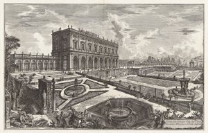 Veduta della Villa dell door Giovanni Battista Piranesi
