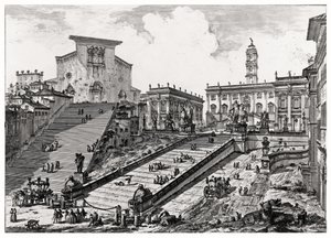 Uitzicht op de Capitolijnse heuvel, uit de 