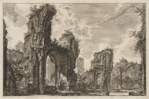Gezichten van Rome: Rovine del Sisto o sia della gran sala delle Terme Antoniniane, 1765