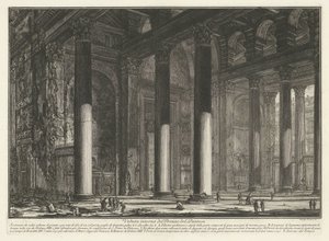 Voorportaal van het Pantheon te Rome