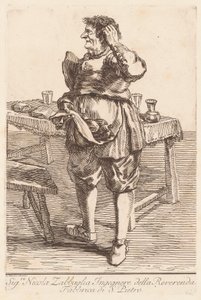 Sig. Nicola Zabbaglia door Giovanni Battista Piranesi, after Pier Leone Ghezzi