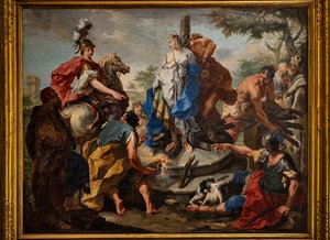 Olindo en Sophronia door Giovanni Battista Pittoni