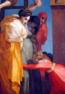 De Kruisafneming, detail van de vrouwen