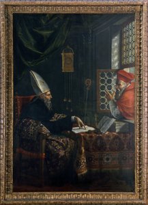 Sint Hiëronymus verschijnt aan Sint Augustinus