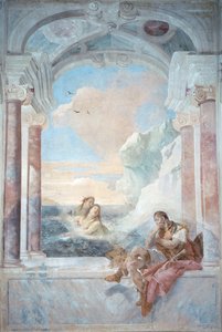 Achilles getroost door zijn moeder, Thetis, uit 