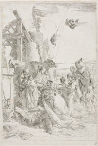 Aanbidding der Wijzen door Giovanni Battista Tiepolo