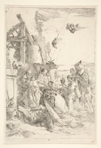 Aanbidding der Wijzen door Giovanni Battista Tiepolo