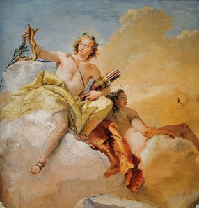 Apollo en Diana, uit de Kamer van Olympische Goden in de Foresteria