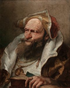 Buste van een oude man, 1751-55 door Giovanni Battista Tiepolo