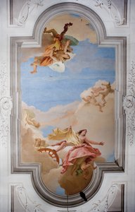Plafond van de Entreehal in de Palazzina door Giovanni Battista Tiepolo
