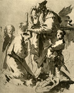 Inwijding van een jonge soldaat, 1735-1740, 1928 door Giovanni Battista Tiepolo
