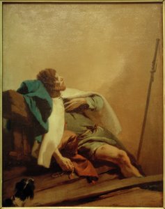 De Heilige Rochus door Giovanni Battista Tiepolo
