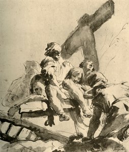 Afdaling van het kruis, midden 18e eeuw, 1928 door Giovanni Battista Tiepolo