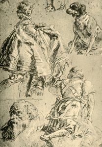Detailstudies voor de fresco