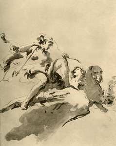 Diana, midden 18e eeuw, 1928 door Giovanni Battista Tiepolo