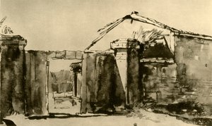 Ingang van een Boerderij, midden 18e eeuw, 1928 door Giovanni Battista Tiepolo