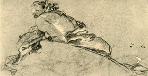Vrouwelijke faun, ca. 1761, 1928 door Giovanni Battista Tiepolo