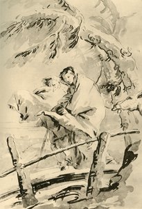 Vlucht naar Egypte, voor 1752, 1928 door Giovanni Battista Tiepolo