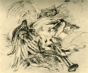 Groep engelen, ca. 1754, 1928