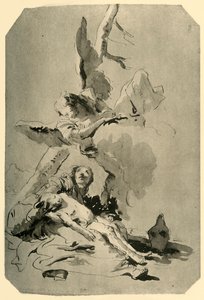 Hagar en Ismaël door Giovanni Battista Tiepolo