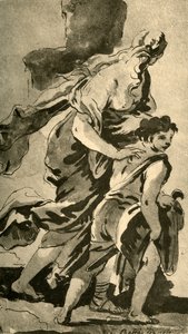 Hagar en Ismaël door Giovanni Battista Tiepolo