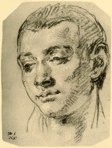 Hoofd van een jongen, midden 18e eeuw, 1928 door Giovanni Battista Tiepolo