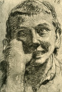 Hoofd van een lachende jongen, midden 18e eeuw, 1928