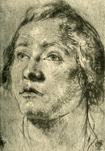 Hoofd van een jonge man, midden 18e eeuw, 1928 door Giovanni Battista Tiepolo