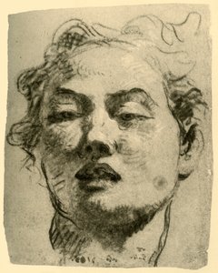 Hoofd van een Jongeling, midden 18e eeuw, 1928 door Giovanni Battista Tiepolo