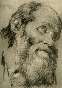 Hoofd van een Oude Man, ca. 1755, 1928 door Giovanni Battista Tiepolo