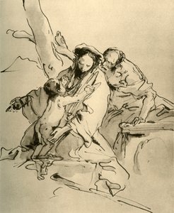 Heilige Familie door Giovanni Battista Tiepolo