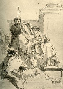 Heilige Familie, midden 18e eeuw, 1928 door Giovanni Battista Tiepolo