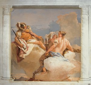 Mars en Venus, uit de Kamer van Olympische Goden in de Foresteria