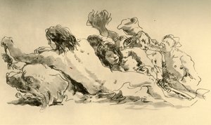 Nereïden en Triton, ca. 1753-1762, 1928