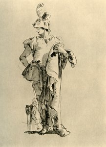 Page, midden 18e eeuw door Giovanni Battista Tiepolo