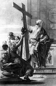 Personificaties van Geloof, Hoop en Liefde, gegraveerd door Pietro Monaco, c.1750 door Giovanni Battista Tiepolo