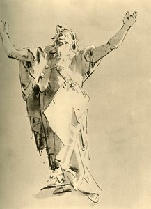 Profeet met opgeheven armen, midden 18e eeuw, 1928
