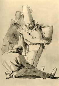Pulcinelli, midden 18e eeuw, 1928