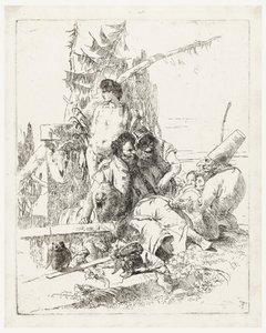Scherzi di Fantasia door Giovanni Battista Tiepolo