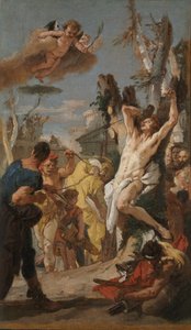 Studie voor "Het martelaarschap van Sint Sebastiaan" (voor het Augustijnenklooster in Diessen, Duitsland)