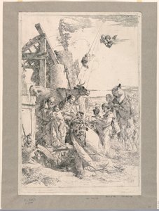 De aanbidding der koningen door Giovanni Battista Tiepolo