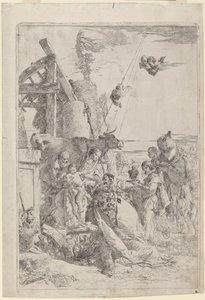 De Aanbidding der Wijzen door Giovanni Battista Tiepolo