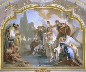 De doop van Christus door Giovanni Battista Tiepolo