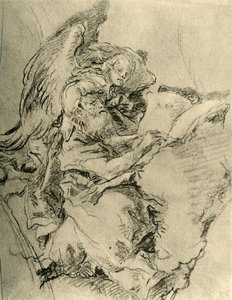 De evangelist Matteüs, 1743, 1928 door Giovanni Battista Tiepolo