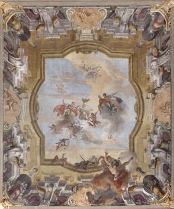 De val van de demonen, Verhalen van Scipio, 1731 door Giovanni Battista Tiepolo