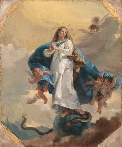De onbevlekte ontvangenis door Giovanni-Battista Tiepolo