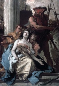 Het martelaarschap van St. Agatha door Giovanni Battista Tiepolo
