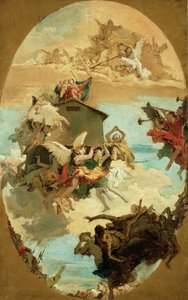 Het Wonder van het Heilige Huis van Loreto door Giovanni Battista Tiepolo