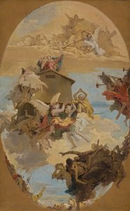 Het Wonder van het Heilige Huis van Loreto, 1743 door Giovanni Battista Tiepolo